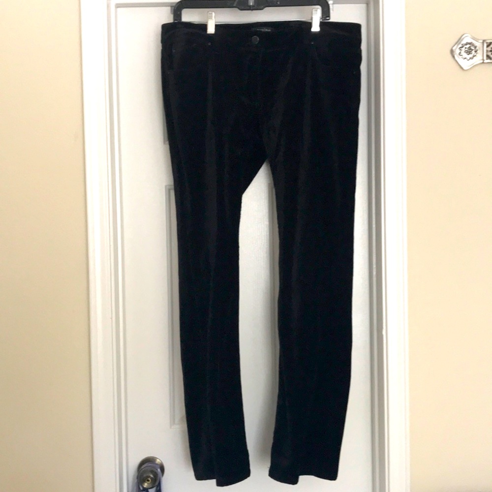 While House Black Market 5-pocket Velvety pants